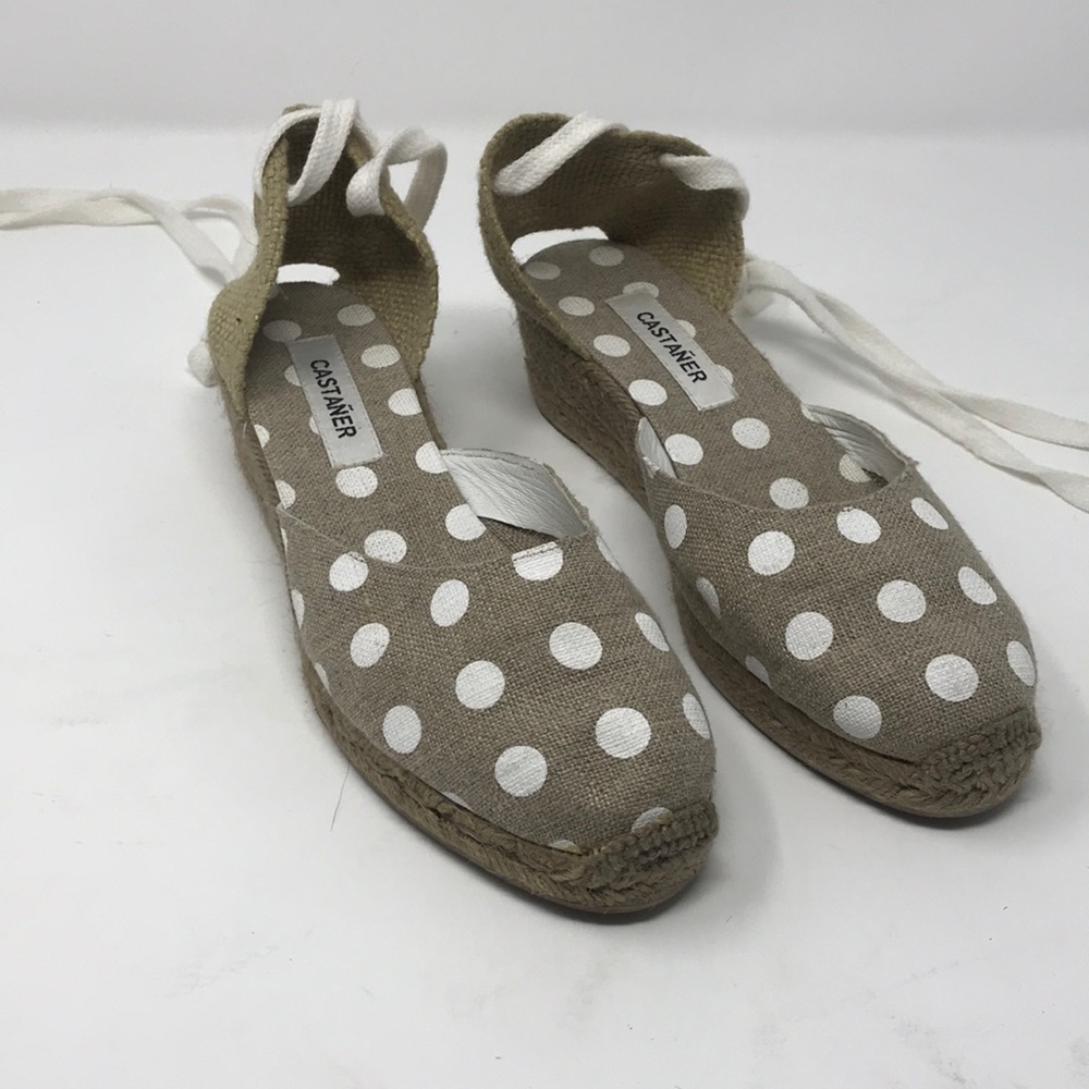 Castaner Polka Dot Espadrilles Sz 39